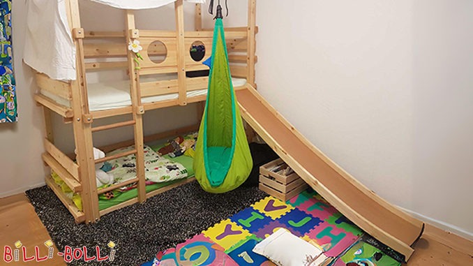 hochbett-etagenbett-kind-ab-wann Hochbett mit Rutsche für Kinder