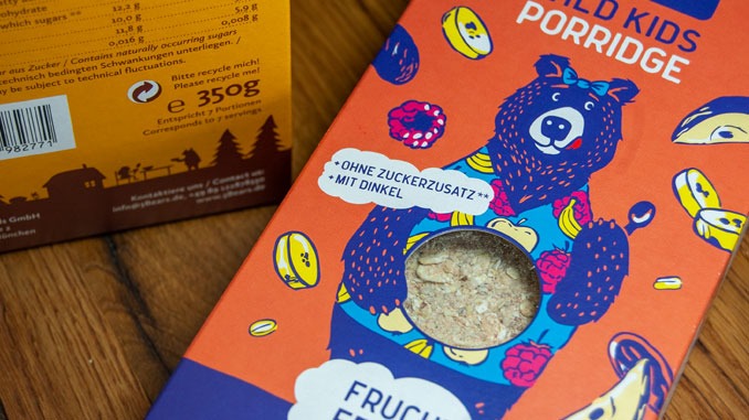 3bears Porridge aus Haferflocken
